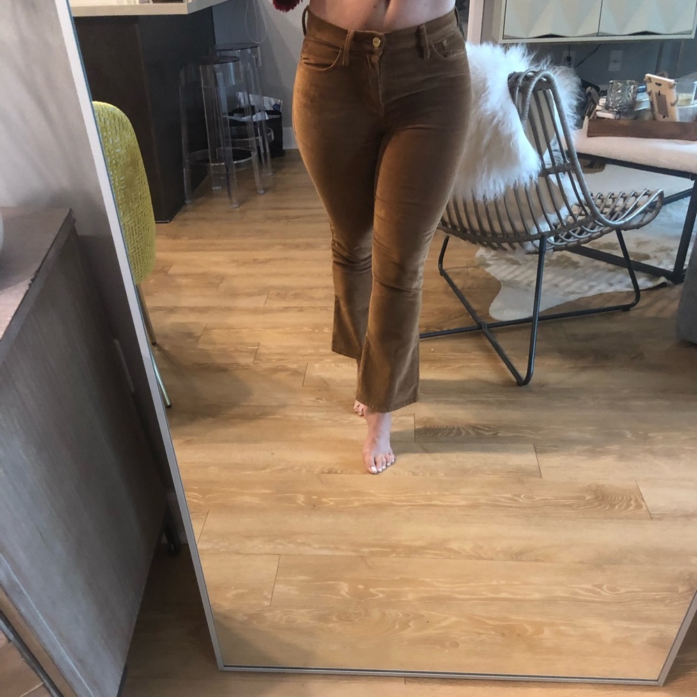 Frame denim le crop mini boot sz 27